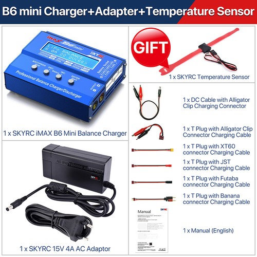 SKYRC IMAX B6 EVO B6 Mini B6AC V2 Battery Balance Charger 6A 1-6S RC Charger - Picture 30 of 42