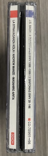 Bach 4 Overtures 2 Sinfonia (2CD, DENON Import) Masahiro Arita BRAND NEW Japan - Picture 3 of 4