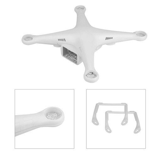 1 Stck. Drohne Körper Schale Rahmen 2 Stck. Fahrräder für Phantom 3 Profi - Bild 11 von 15