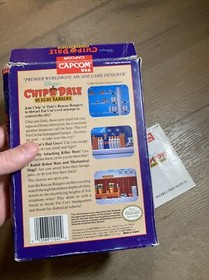 NES Disney Chip 'N Dale Rescue Rangers Box And Manual Only