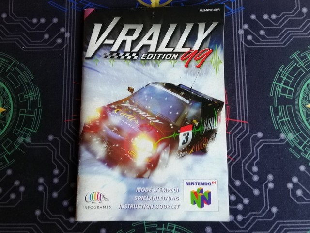 V-Rally Edition 99 Nintendo 64 N64 manuale di istruzioni (- NO modulo! No IMBALLO ORIGINALE! -)- V-Rally Edition 99 Nintendo 64 N64 manuale di istruzioni (- NO modulo! No IMBALLO ORIGINALE! -)-