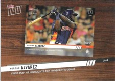 2020 Topps Series 1 YORDAN ALVAREZ Topps Now Review 2019 -HOUSTON ASTROS- #TNR-4