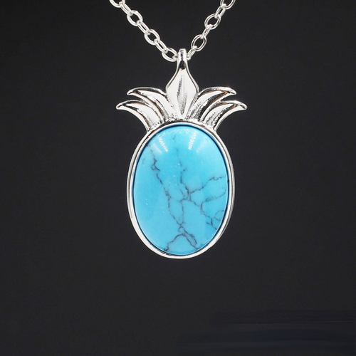 Pineapple Pendant Chain Healing Crystal Friendship Necklaces for Women Men Jewel - Picture 40 of 69