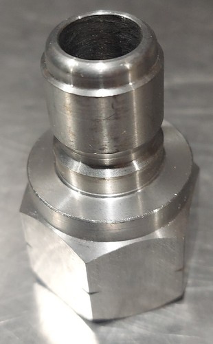 PARKER SST-N4 Hydraulic Quick Connect Hose Coupling: 1/2" Coupling Size, 303 SS - Picture 2 of 5