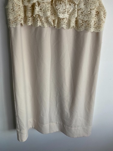 Vintage Sommerfurg Dress Womens Size 12 Beige Sleeveless Round Neck Zip Wool - Picture 3 of 15