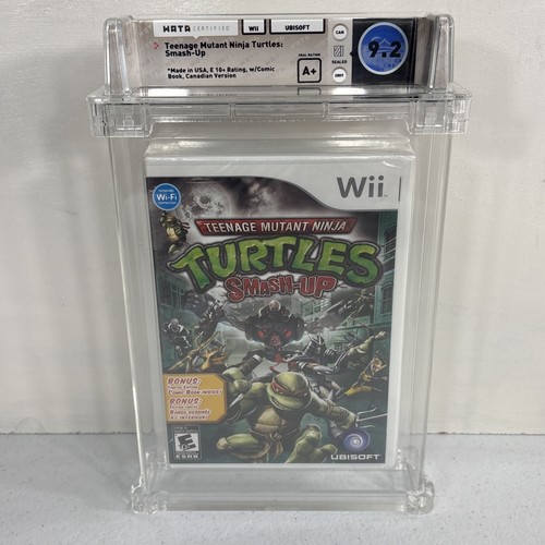 đŸ”¥GRADEDđŸ”¥NINTENDO WII TEENAGE MUTANT NINJA TURTLES SMASH-UP WATA 9.2 A+ - Picture 5 of 9