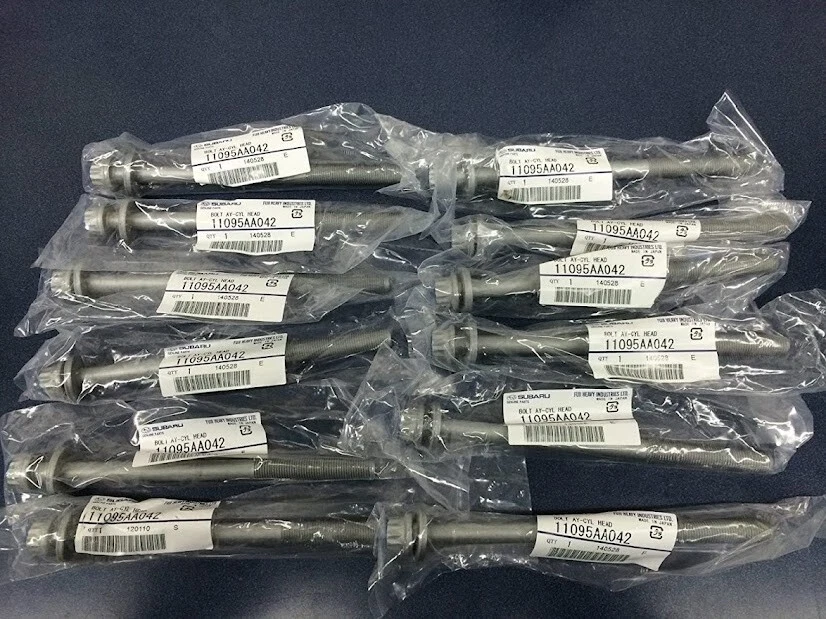 Juego de 12 pernos de culata Subaru Original IMPREZA WRX STI FORESTER 11095AA042 Foto 4 de 4