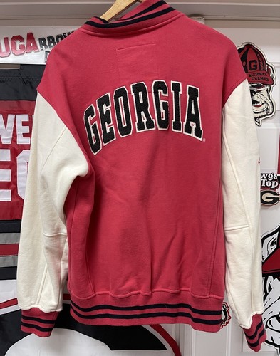 Vintage University Of Georgia Bulldogs Varsity Letterman Style Jacket M - Picture 2 of 3