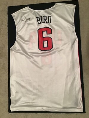 RARE Sue Bird AUTOGRAPH Reebok USA White Jersey WNBA