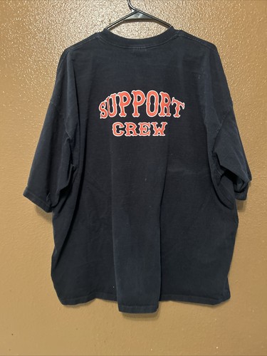 Camiseta de motociclista Hell’s Angels Baltimore roja y blanca Support Crew negra talla 3X - Imagen 4 de 4