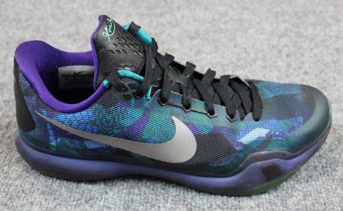 Nike Kobe 10 Peach Jam Basketball Men's Shoes 9.5 705317-305 Overcome Emerald - Afbeelding 1 van 21