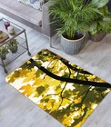 3D Yellow Leaves ZHUA1761 Game Non Slip Rug Mat Photo Carpet Zoe