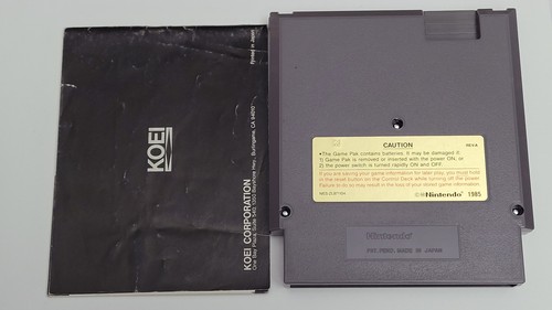 Romance of the Three Kingdoms - Loose with manual -NES - Picture 2 of 2
