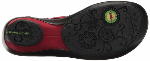 Us Rouge Taille Compensée 0 Femmes 6 Sandale Pour 8 Jambu Cybill q6zwBZx6X