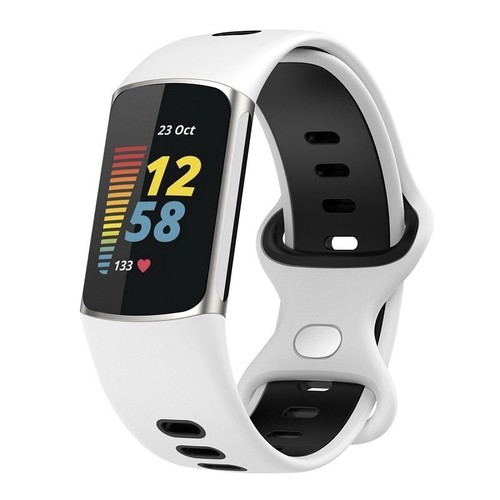 Ersatz Silikon Sport Uhrenband Armband für Fitbit Charge 5/Charge 6 - Bild 15 von 24