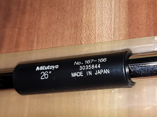 New Mitutoyo 26” Setting Standard Rod for Micrometer Calibration  - Picture 2 of 3