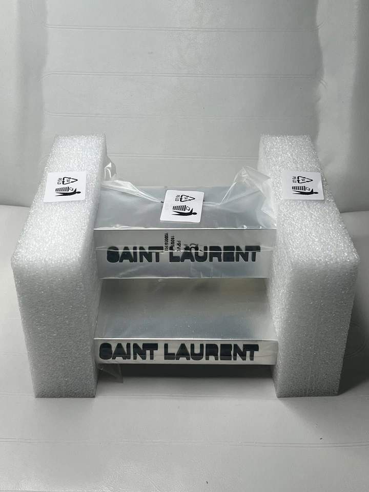 Nuevo SAINT LAURENT Conjunto de Micro Elementos Institucionales Soporte Expositor Original Foto 3 de 3