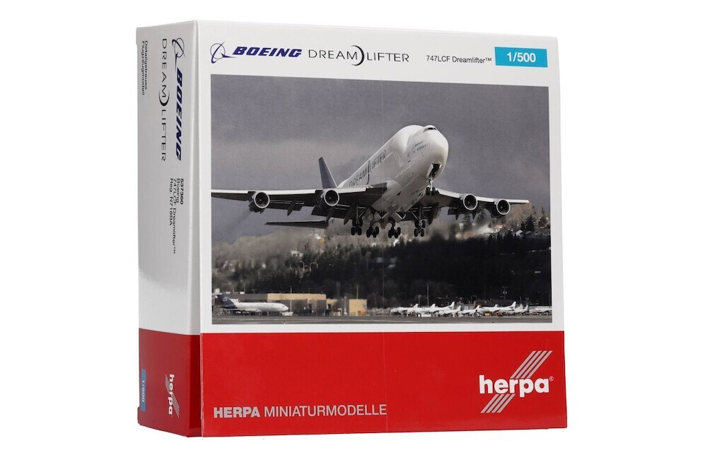 New! Herpa 537360 Boeing 747-400LCF Boeing 