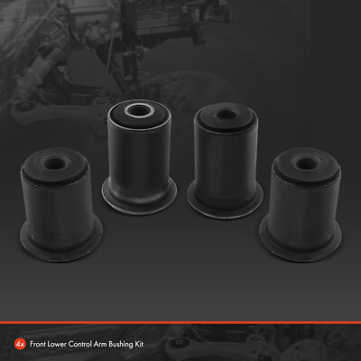 Silverado 1500 Front Control Arm Bushings; Black (07-13 4WD Silverado 1500) - Free Shipping