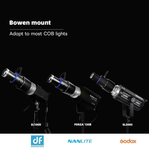 DF DIGITALFOTO Bowens Mount Snoot, Spotlight Projection Attachment with 25 Go... - Picture 2 of 7