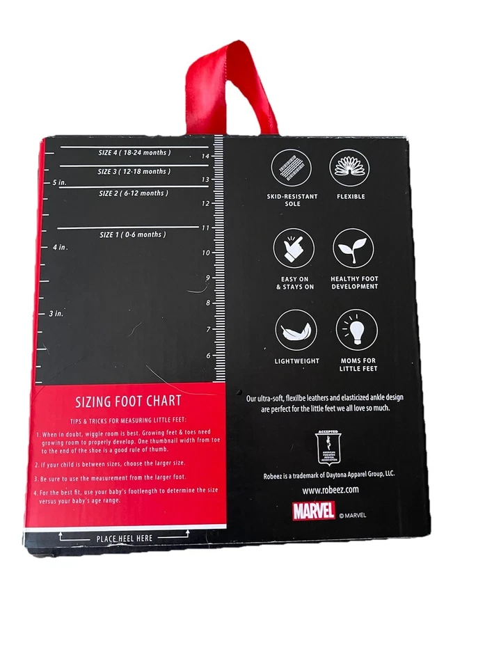 Новый Robeez Spider Man Marvel мягкая подошва туфли 0-6 месяцев - Изображение 3 из 4