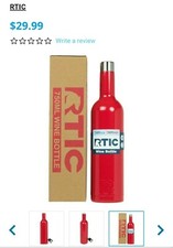 Botella de vino tinto Rtic 375 ml nueva