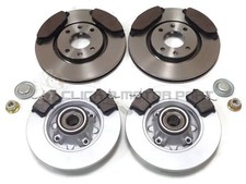 PEUGEOT 308 CC 1.6 HDi FRONT & REAR BRAKE DISCS & PADS WHEEL BEARINGS ABS RINGS