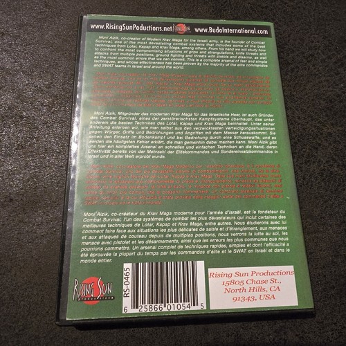 3 DVD Set Israeli Special Forces Krav Maga Self Defense Moni Aizik - Picture 4 of 11