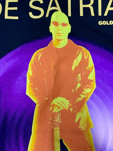 VERY RARE UNWORN BLACK JOE SATRIANI GOLD TICKET CLUB 2004 SIZE MEDIUM US - Picture 4 of 7