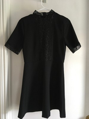zara mock neck dress