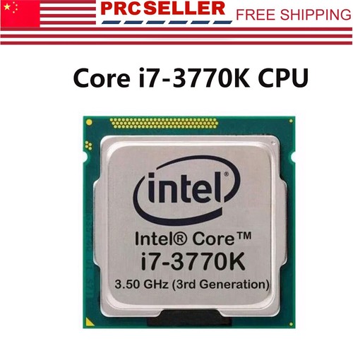 Intel Core i7-3770K 3.5GHz LGA 1155 SR0PL 4-Cores 8 Threads 8MB 5GT/s Processor - Picture 1 of 19
