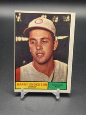 Set Break 1961 Topps Vintage Baseball EX-MT #76 Harry Anderson Cincinnati Reds 