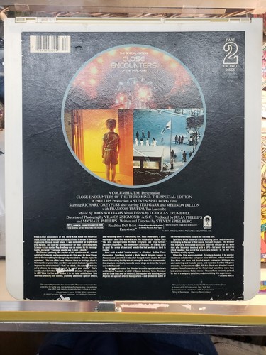 Close Encounters Of The Third Kind Spielberg Special Edition CED Selectavision - Picture 3 of 5