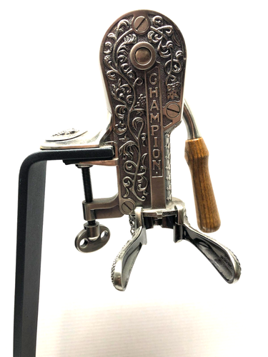 Roger Champion Model 1897 Countertop Wine Bottle Corkscrew Opener & Corker - Picture 2 of 5