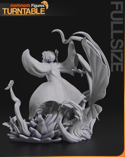 Shinobu Kocho - Demon Slayer - Fan Art Figur - Resin 3D Druck 199mm/62mm/68mm - Bild 5 von 10
