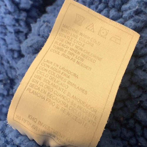 Quicksilver Full Zip Hoodie Boys Size Large 14/16 Blue Fleece Lined Embroidered - Picture 7 of 12