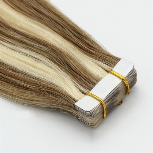 Invisible Tape In Remy Real 100%Human Hair Extensions Skin Weft Full Head 40PCS - Picture 78 of 100