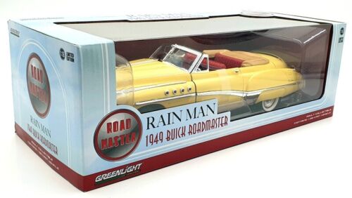 Greenlight 1/18 Scale Diecast 13616 - Rain Man 1949 Buick Roadmaster - Yellow - Foto 5 di 5