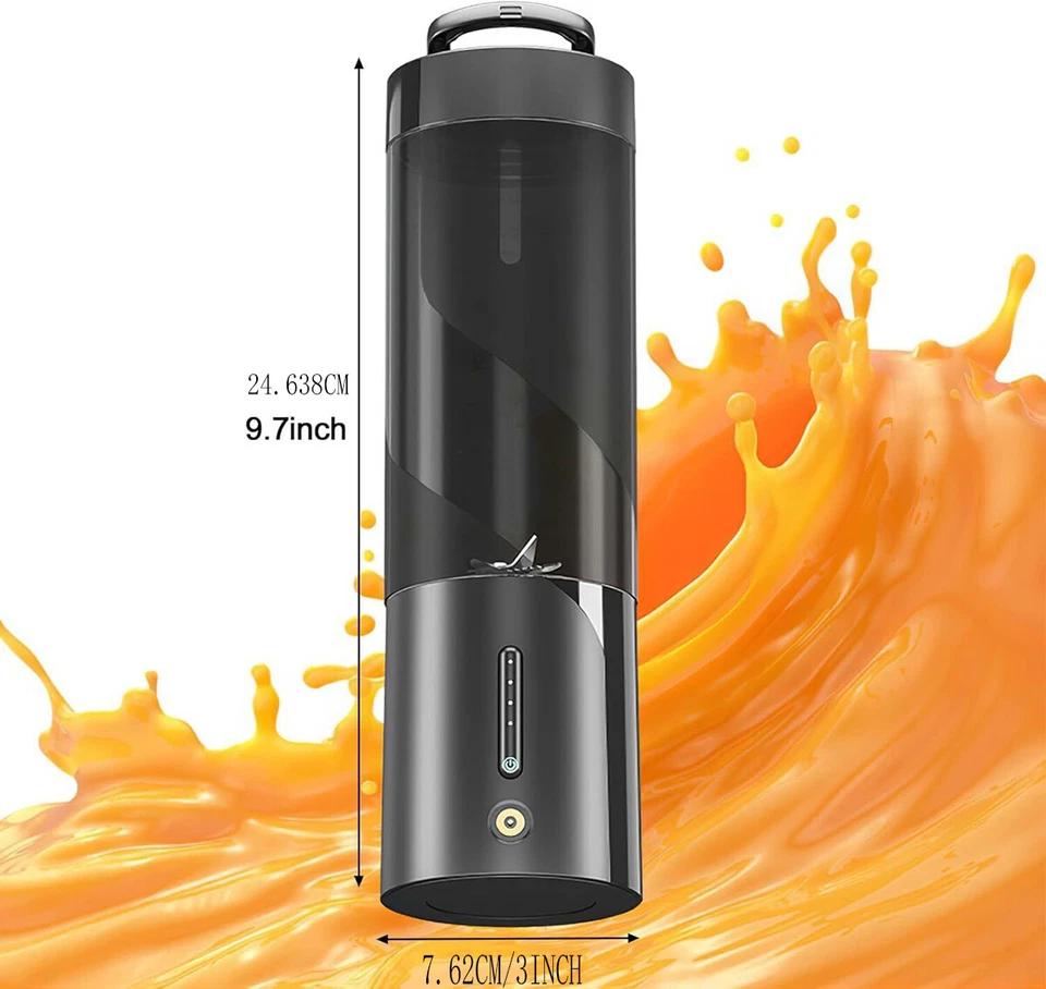 Tragbarer Mini Mixer Standmixer Elektrischer Smoothie Maker Blender Shaker Akku - Bild 2 von 4