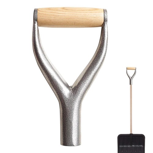 D/t-shaped Steel Shovel Handle Metal Wood Shovel Grip Handle Replacement Snow - Picture 7 of 13