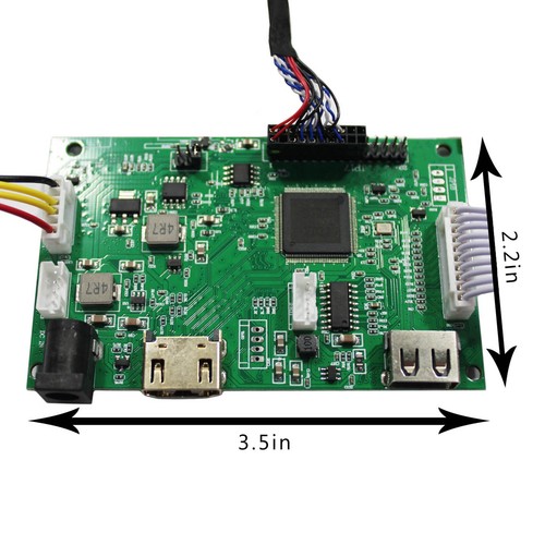 HDUSB LCD Controller Board For 15.4" B154EW08 LP141WX3 1280x800 LCD Screen - Picture 3 of 6