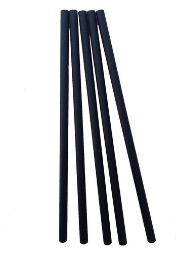 PAPIERSTROHHALME,Papiertrinkhalme, Jumbo schwarz Ø7x230 Pfas frei Profi Qualität - Bild 3 von 6