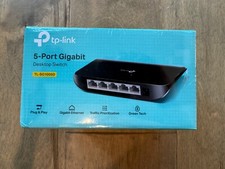 TP-Link TL-SG1005D 5-port Gigabit Desktop Switch Plug and Play BRAND NEW SEALED
