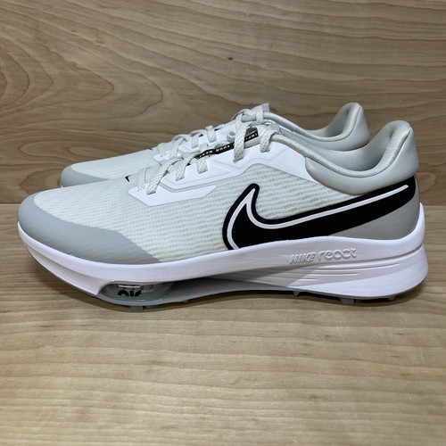 Nike Air Zoom Infinity Tour Next% Size 8.5 Mens White Grey Golf Shoes - Picture 2 of 12