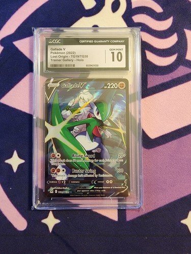 Gallade V TG19/TG30 Swsh11 Verlorener Ursprung Trainer Galerie Pokemon CGC 10 Pop 80