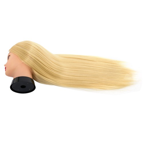 Übungskopf Frisierkopf Friseur Puppenkopf Ausbildung mit Tischklemme Flechtset - Bild 10 von 11