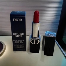 DIOR Rouge Dior Couture Colour Lipstick 999 Mini Travel 0.05oz 1.5g NEW NIB