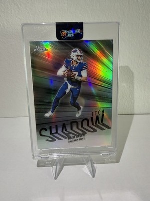 Josh Allen Shadow Etch 2025 Topps Chrome Buffalo Bills Case Hit SSP