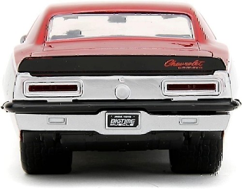Coche fundido a presión Chevy Camaro 1967 Big Time Muscle 1:24, juguetes para niños y... - Imagen 5 de 7