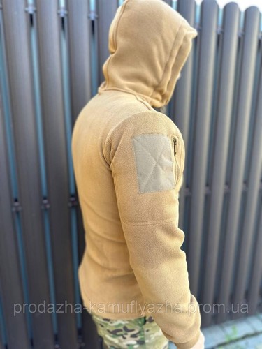 Fleece coyote with hood / fleece hizhak with hood / fleece NGU hizhak / fleece - Picture 4 of 8
